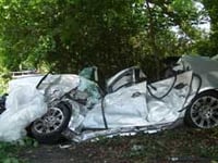 Two children and a man in hospital following traffic collision in Chobham