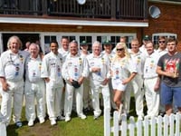Celebrity Bunbury team go to bat for village club