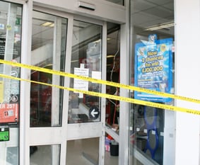 Ram raiders smash into Knaphill Co-op