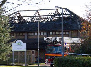 Two teenagers arrested and bailed following fire at community centre