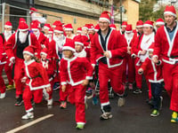 Fundraising on the run for a host of Santas
