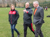 FA chairman visits Byfleet club