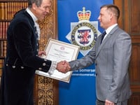 Woking burning car hero receives Royal Humane Society's highest award