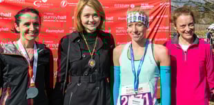 Thousands battle elements in Surrey Half Marathon