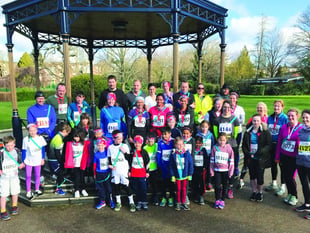 Knaphill schools raise £3,700 for defibrillators in Surrey Half Marathon