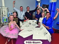 Dancers help hospital