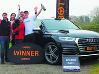 Student wins £68,000 car,with £20,000 in the boot