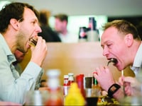 Burger eating challenge