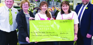 Local Waitrose Walk's the Walk with cancer charity donation