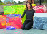 Local inspiration overcomes chronic illness through art