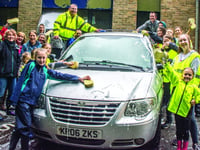 St John's Church holds "Raise the Roof" car wash