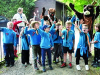 Beavers "Go Wild" at Scout camp