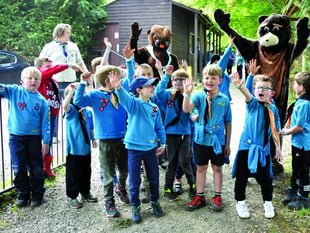 Beavers "Go Wild" at Scout camp