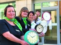 Staff celebrate the benefits of volunteering