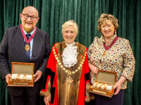 Trio given freedom of the borough