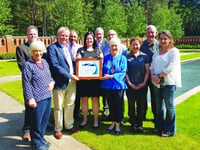 Woking's Muslim Burial Ground Peace Garden wins first prize