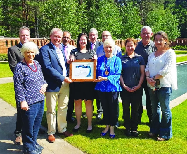 Woking's Muslim Burial Ground Peace Garden wins first prize
