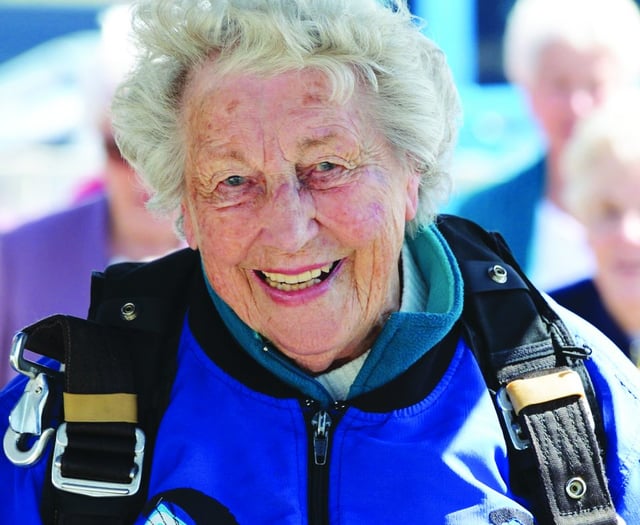 Woking woman takes to the skies for ninetieth birthday