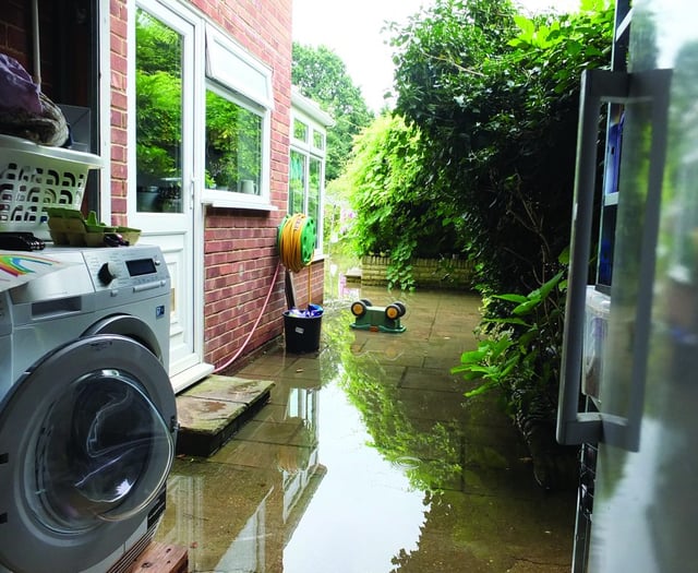 Burst water main floods homes again