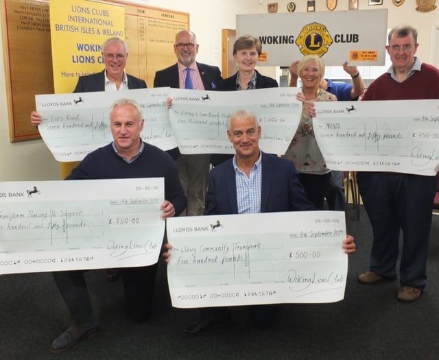 Woking Lions host celebration of Martian Race for charity