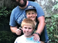 Woking family walks canal towpath for charity