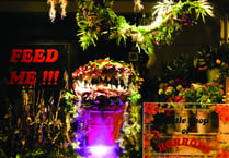 Florist becomes Little Shop of Horror for Halloween