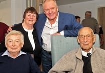 Bobby Davro visits hospice ahead of charity gala