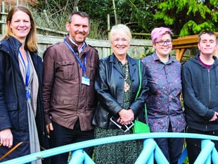 Mayor of Woking visits Hopes and Dreams Garden