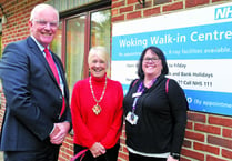 Mayor of Woking tours new hospital facilities