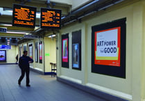The Lightbox brightens commuters' day with artful posters