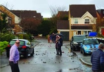 Tornado causes chaos in Ottershaw