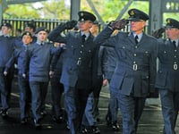 Woking air cadets pass inspection with flying colours