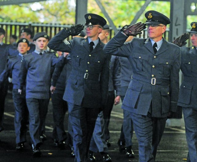 Woking air cadets pass inspection with flying colours