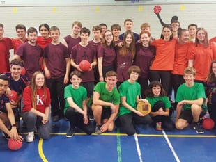 Scouts unleash dodgeball fury in inter-unit tournament