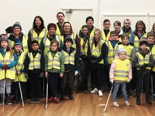 Knaphill scouts litter pick village clean