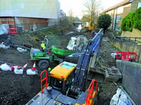 Work begins on new canal footbridge