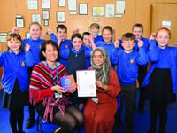 St Mary's School celebrates Young Carers Angel Award