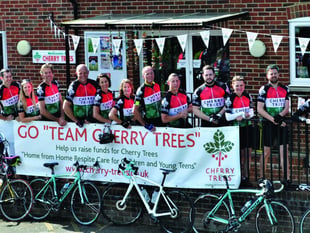 Cherry Trees shows support for cycle race