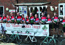 Cherry Trees shows support for cycle race