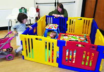 Residents’ donation helps equip toddler group