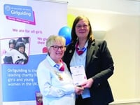Girlguiding volunteer of 28 ears honoured with Laurel award