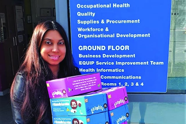 Healthy snacks for hospital workers