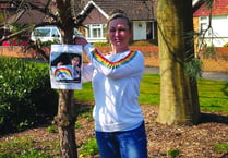 Children's rainbow trail brings much needed cheer to Brookwood