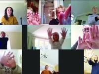 Community choir Zoom together