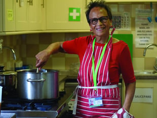 Local hero prepares free meals for Foodwise charity