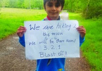 Knaphill Scouts make virtual hike to the moon during lockdown