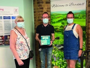 Care home staff grateful for PPE donation