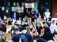 Black Lives Matter protest in Jubilee Square