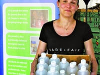 Eco-friendly deliveries also support foodbank