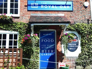 Welcoming back customers to lively village pub